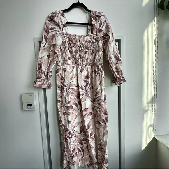chinese dress ladies Harlow Maxi Dress in Ivory Floral main image 0